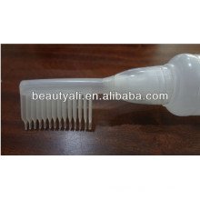 Luxury Cosmetic Packaging Comb PE bottle with comb cap